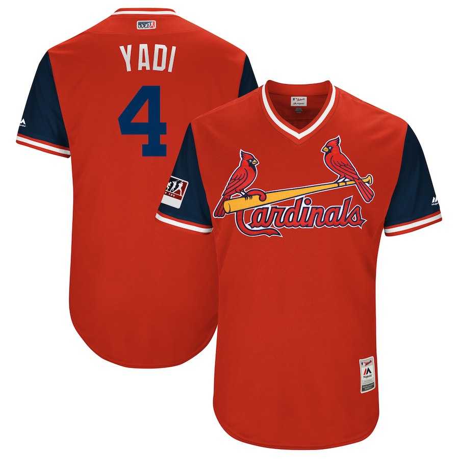 Cardinals 4 Yadier Molina Yadi Red 2018 Players Weekend Stitched Jersey Dzhi,We sell and wholesale Cardinals 4 Yadier Molina Yadi Red 2018 Players Weekend Stitched Jersey Dzhi on line form chian!